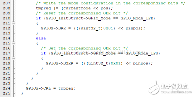 基于STM32单片机流水灯控制中的GPIO_Init（）函数解析