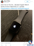 蘋果推送watchOS5.1系統 用戶反映會導致...