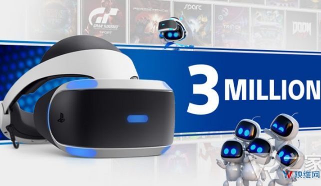 索尼PS VR銷量達300萬套 兩款VR游戲即...