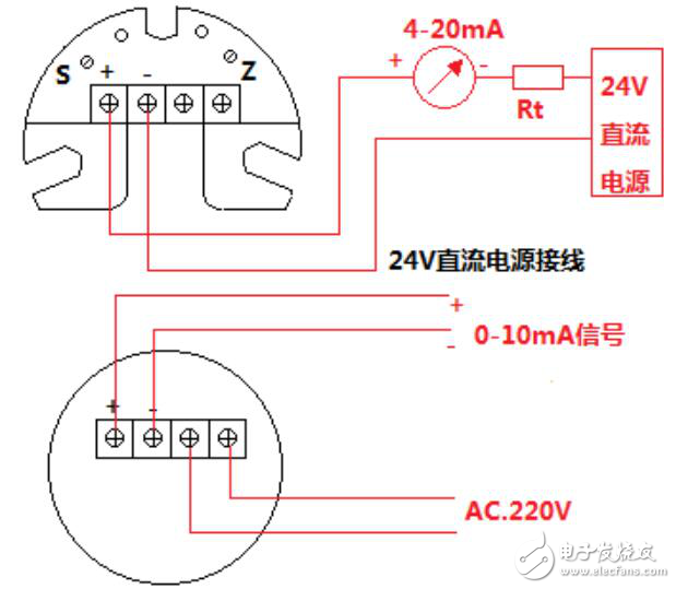 液位计怎么接线