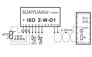 ISO Z-W-O1系列温度信号回路馈电隔离变送器芯片的数据手册免费下载