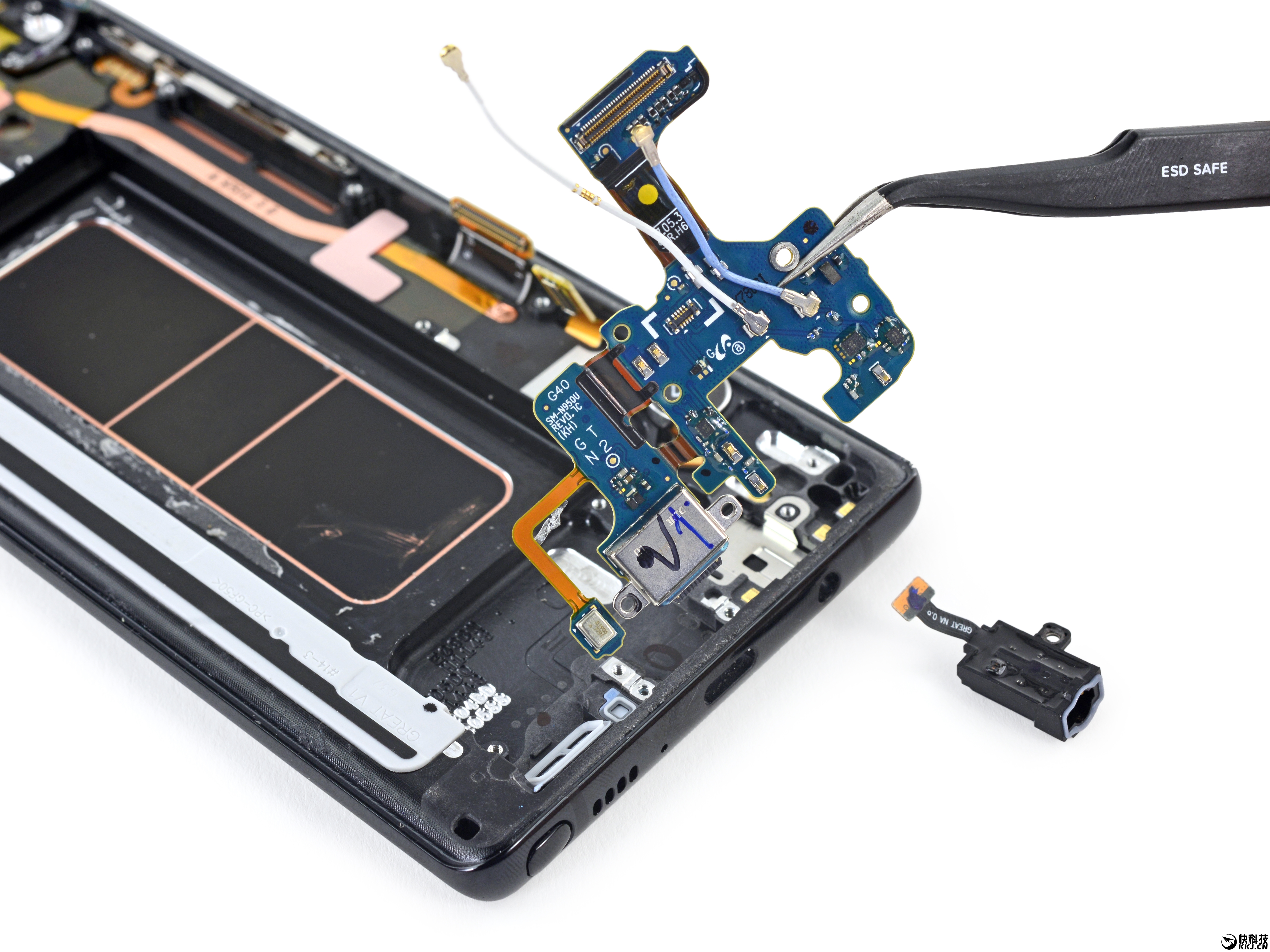 三星galaxynote8拆解 用料及做工怎样