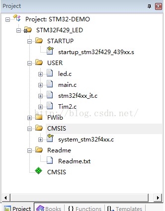 基于STM32F429的定时器中断点亮LED的设...