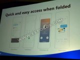 三星展示了其新型可折叠手机以及柔性屏技术Infi...