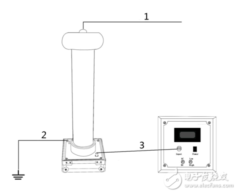 高压分压器接线方法使用方法