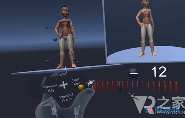 PoseVR允许动画师在VR中自由控制rig 改...