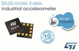 意法半导体推出IIS2DLPC 3轴MEMS加速...
