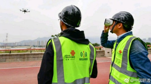 福建联通成功完成了无人机在5G网络下进行4K高清...