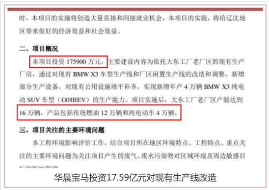 华晨宝马获17.6亿投资 大幅扩充新能源车产能