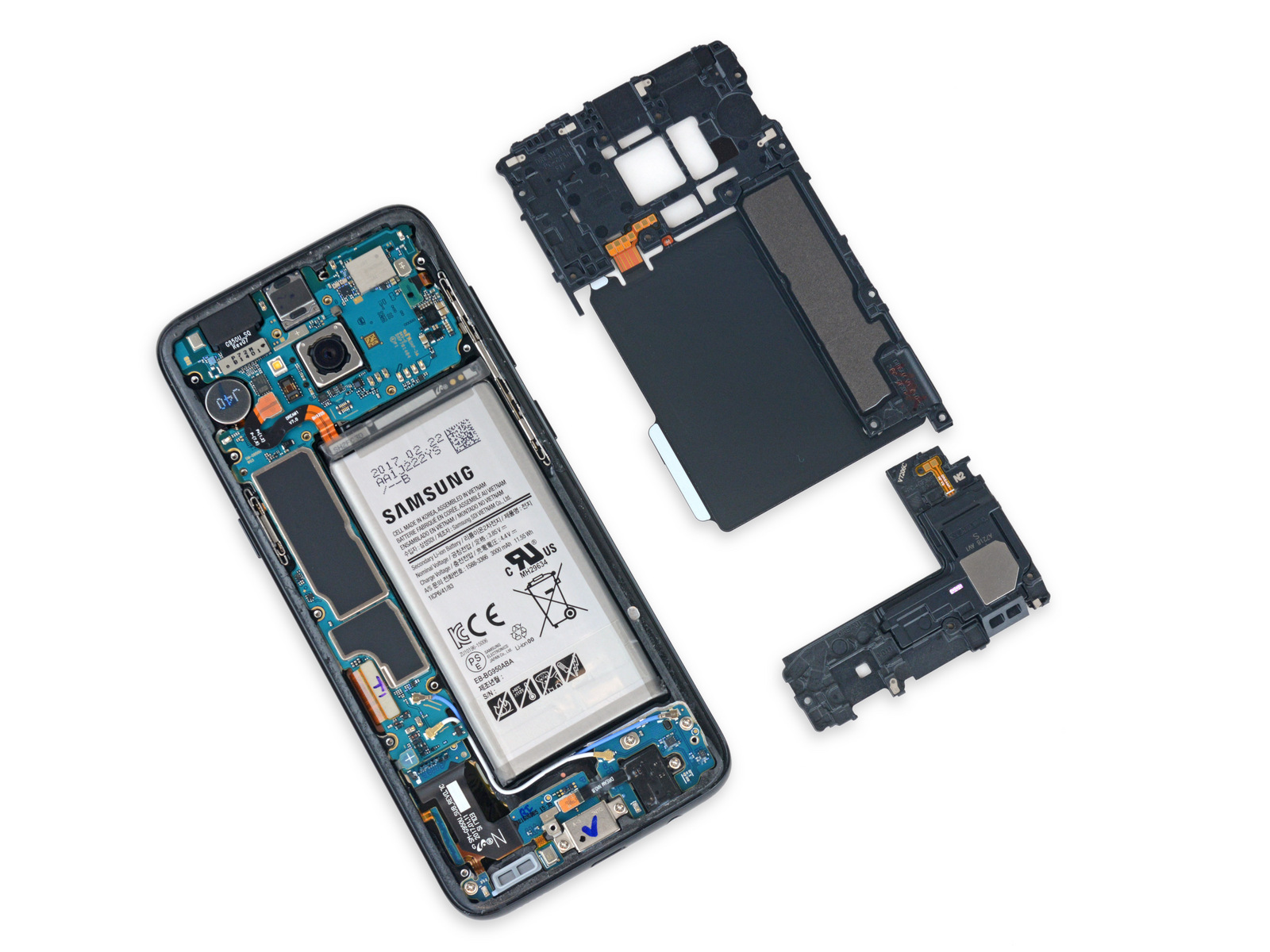 三星galaxys8拆解 做工及用料如何