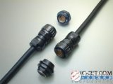 JAE全塑料圆形一触式锁制连接器,低成本且内置冲...