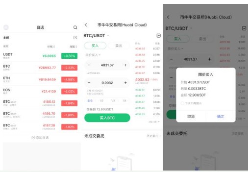 区块链数字货币投资服务平台火币云open api.