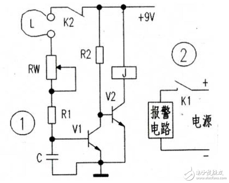 继电器自锁控制电路图