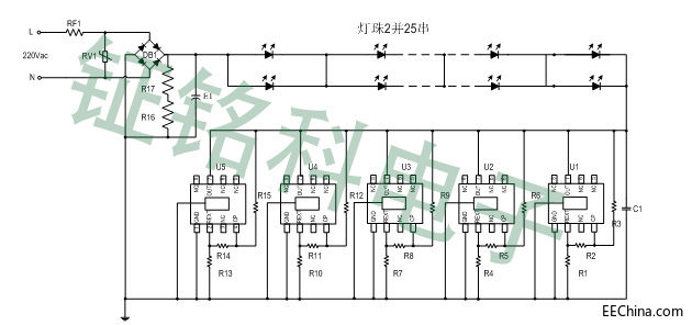 高压线性恒流芯片SM2091E的恒功率特点在灯带中是否同样适用？