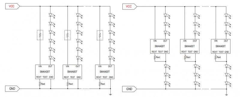 低壓燈帶PWM調光驅動電源ICSM4A00T成熟應用方案