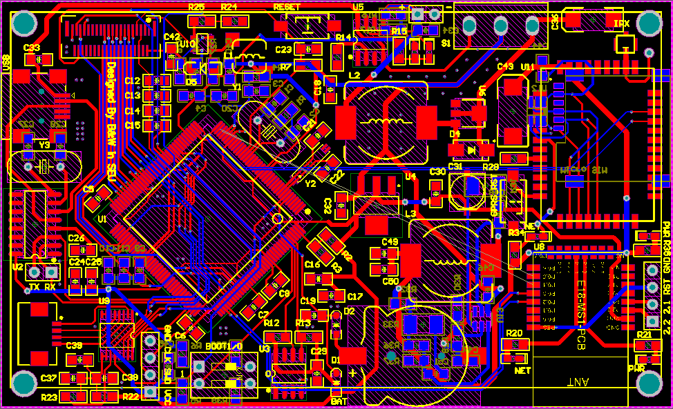 移动控制终端pcb