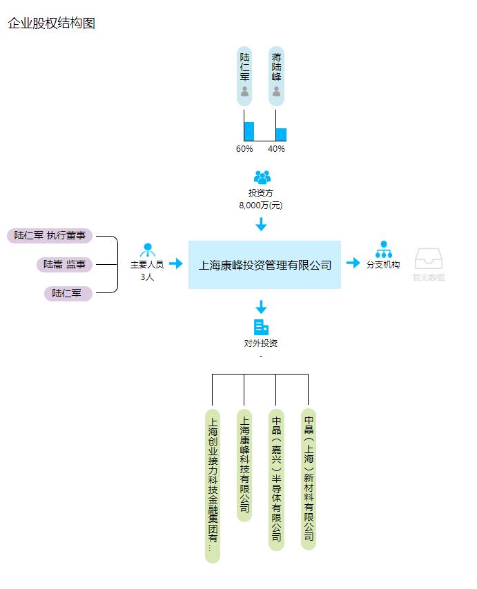 上海康峰投资管理有限公司股权结构