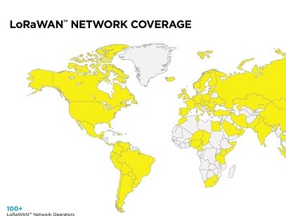 LoRa爆发增长 超百家运营商部署LoRaWAN覆盖100多个国家