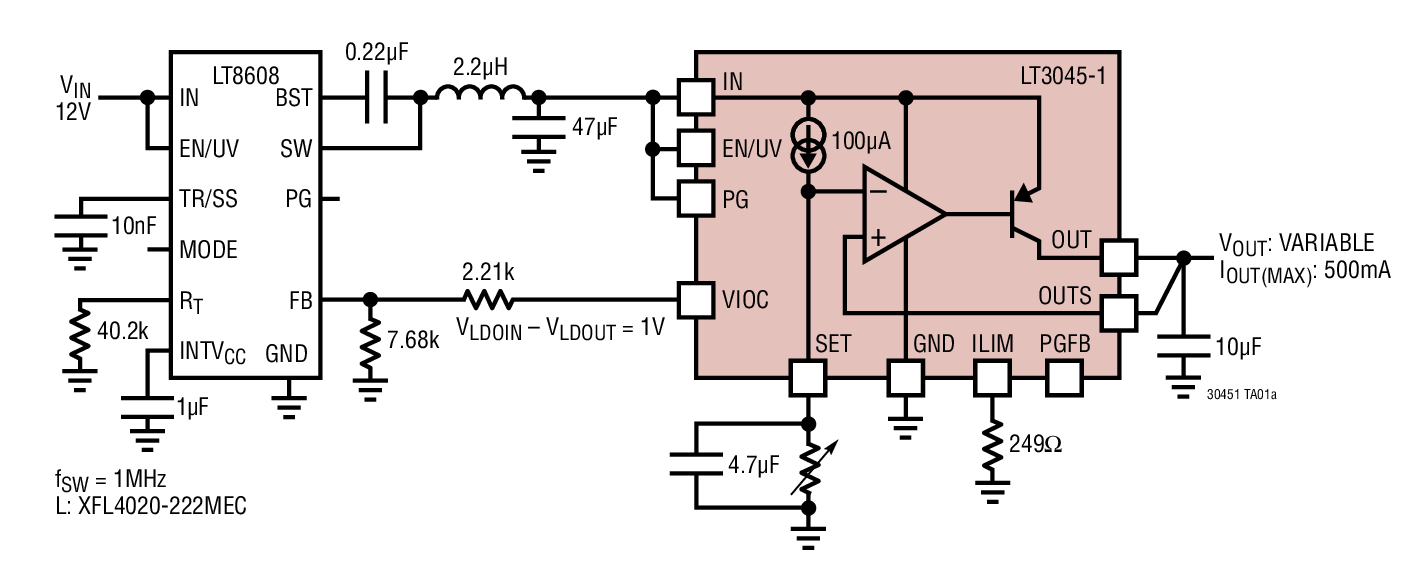 LT3045 1产品参数介绍LT3045 1数据手册中英文PDF资料下载 ADI资料 电子发烧友