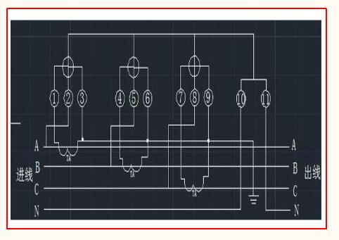 电度表接线图