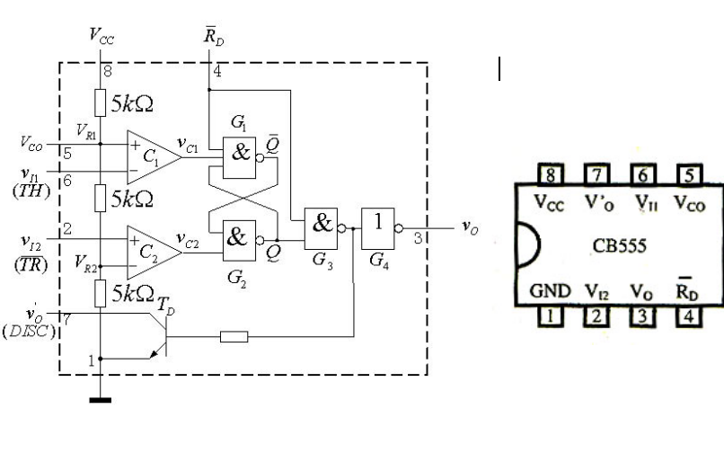 555定时器的结构和工作原理详细资料介绍