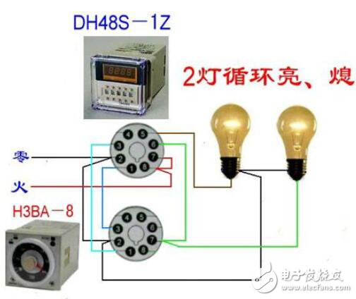 20种常见照明灯接线图