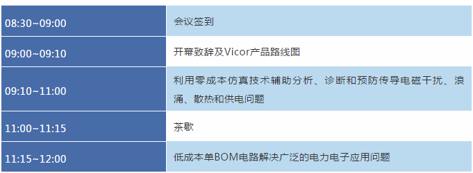 Vicor非隔离电源芯片EMI及可靠性设计技术研讨会深圳上海报名启动