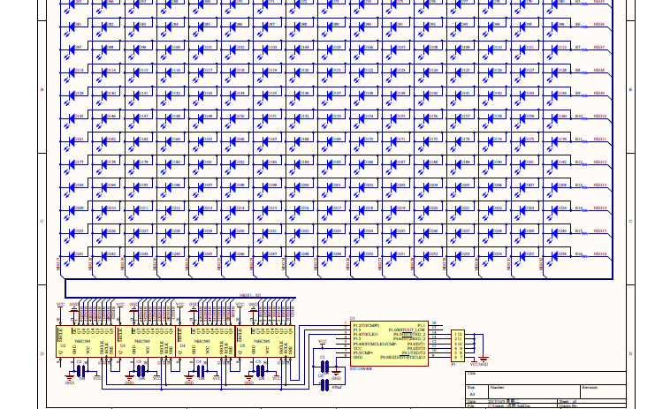 stc15w408as点阵的电路原理图免费下载