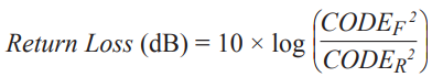 有线或无线回波损耗的测量方法介绍