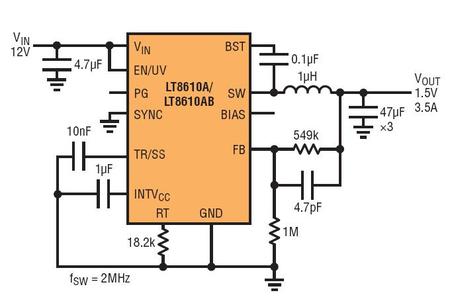 采用LT8610A和LT8610AB降低汽车DDR电源的待机电流