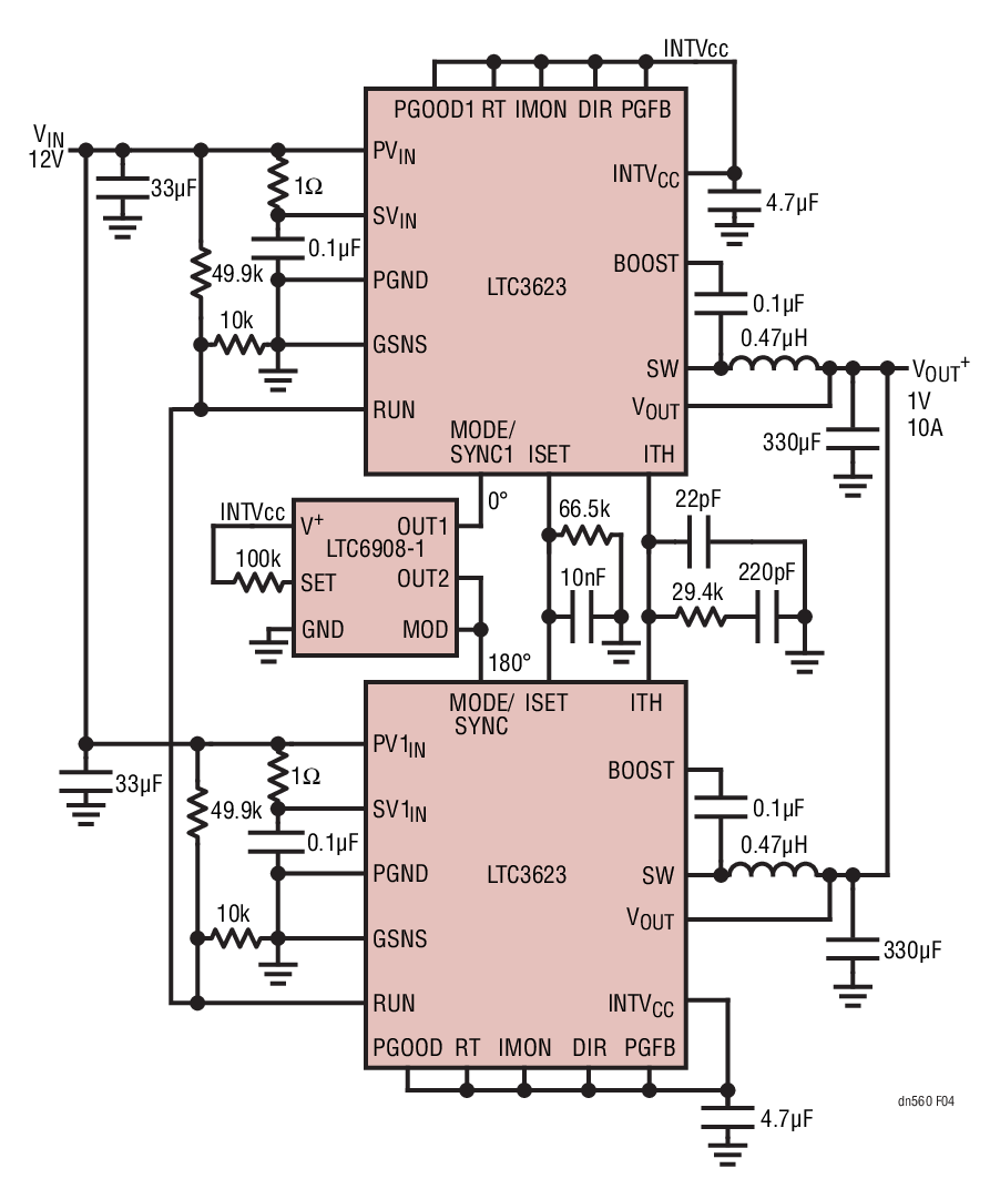 LTC3623降压型稳压器的性能分析及多方面应用介绍