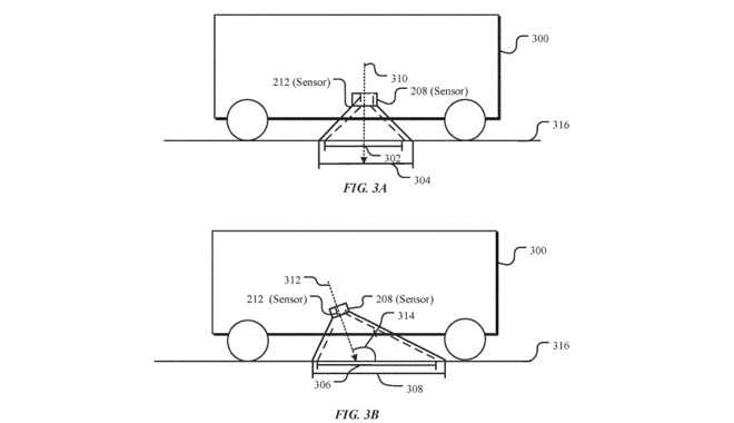 苹果专利通过两种不同的方式保证汽车的平稳驾驶