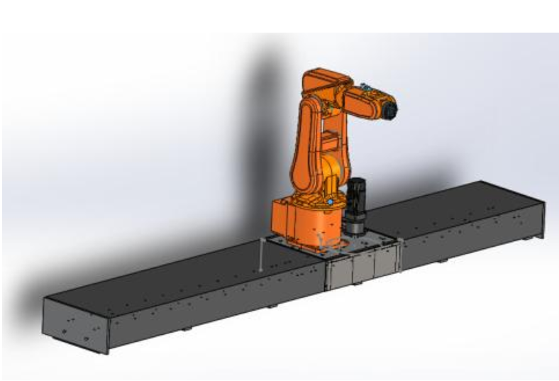 工业机器人导轨的3D模具图详细资料免费下载