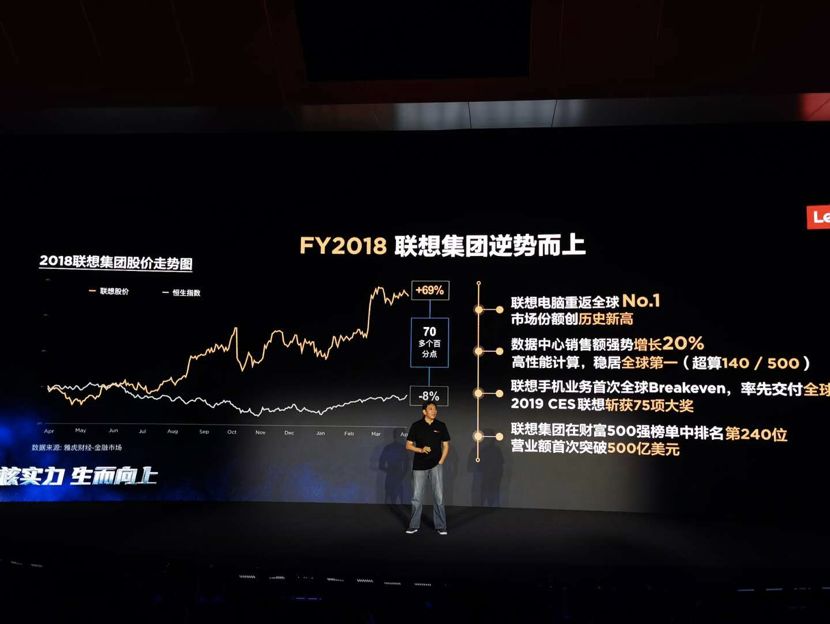 联想在北京联想总部举行主题为硬核实力 生而