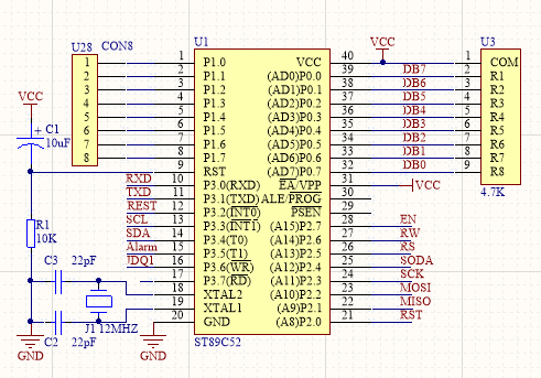 mfrc522rfid门禁刷自动卡识别系统的原理图和pcb设计图