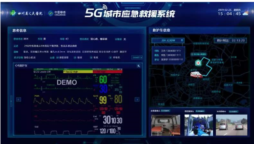 中移成都研究院与四川人民医院打造出了首个5G智慧医院应急救援中心