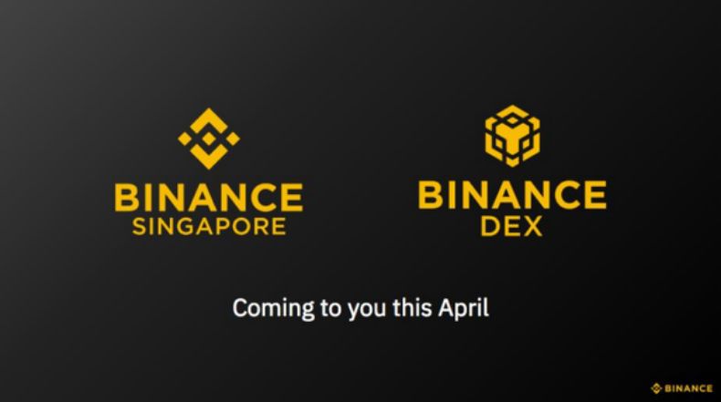 图|今年4月币安同时推出 binance dex 及币安新加坡法币交易所