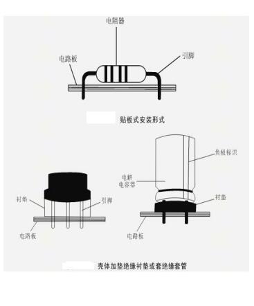 电子元器件的安装方法