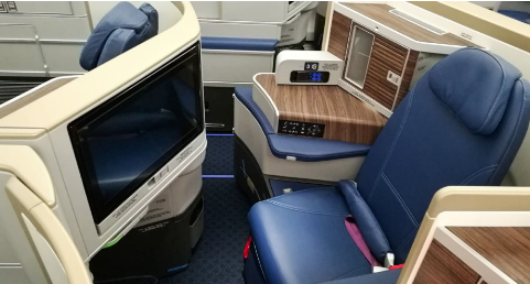 南航首架空客A350飞机已正式完成好了公务舱座椅的安装