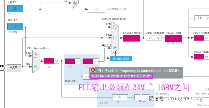 STM32时钟要先倍频N倍再分频的原因是什么？