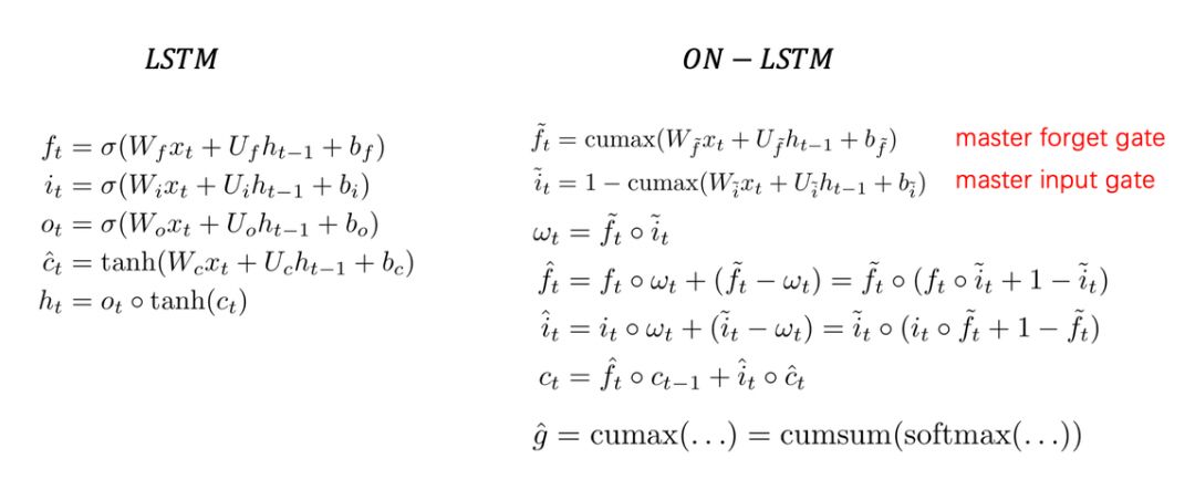 学习语言层级结构的深度模型ON-LSTM