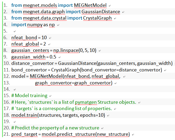 MEGNet普适性图神经网络 精确预测分子和晶体性质