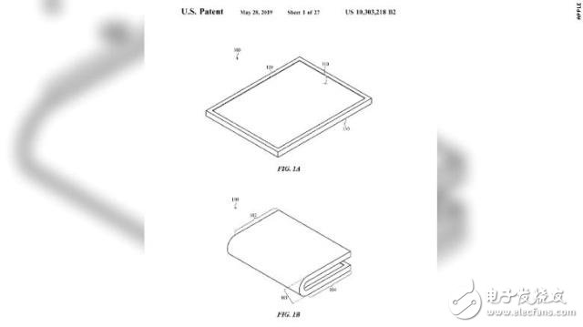 苹果可折叠屏幕专利，带有显示器和盖子