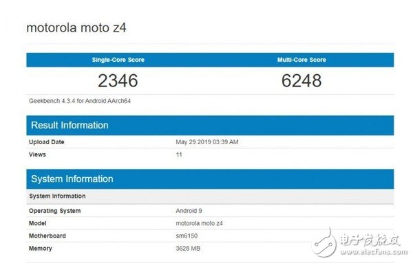 摩托罗拉新一代Z系列新机Moto Z4即将推出配备了4GB+128GB运存容量