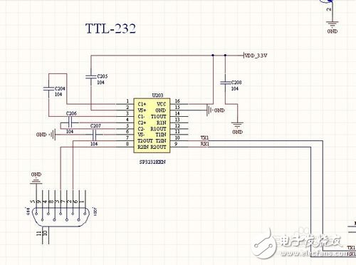 STM32單片機控制藍牙的電路