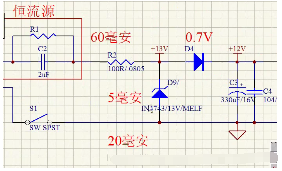 電容降壓電路原理