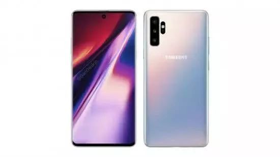 三星Note 10再曝正面渲染图 居中前置摄像头更顺眼
