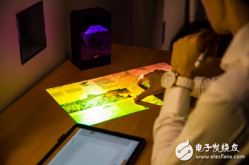 可AI触控投影的小狗机器人