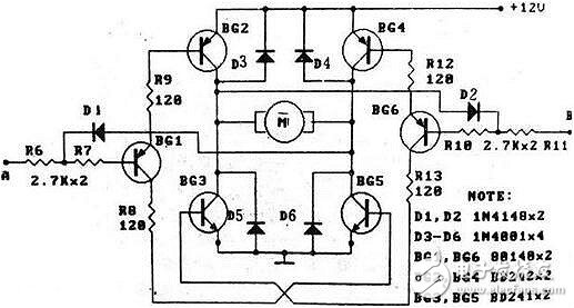 mos管驱动电机电路图