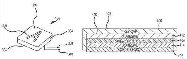 蘋果發(fā)布新專利 鍵盤配ForceTouch觸控技術
